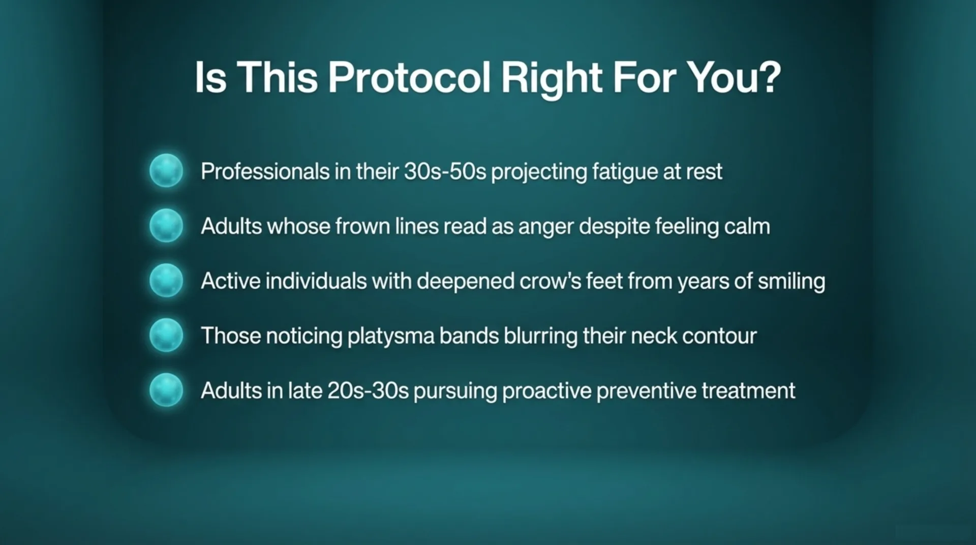 BOTOX® Protocol Guide — slide 9 of 13